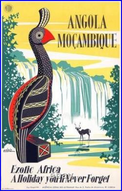 AFFICHE Poster Mozambique Angola