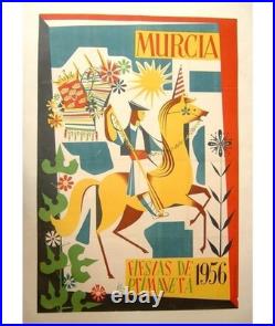 AFFICHE Poster Murcia 1956