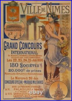 AFFICHE Poster Nîmes