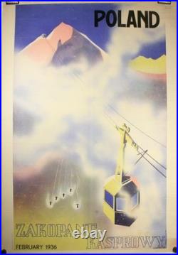 AFFICHE Poster Pologne Polska
