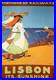 AFFICHE Poster Portugal Lisbonne