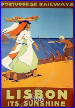 AFFICHE Poster Portugal Lisbonne