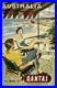 AFFICHE Poster Qantas Australie