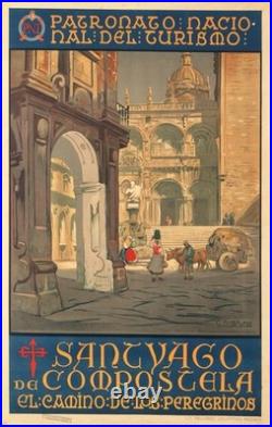 AFFICHE Poster Santiago Compostella