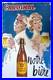 AFFICHE SUISSE BIERE CARDINAL façon BRENOT BRENET Pierre COURONNE années 50/60