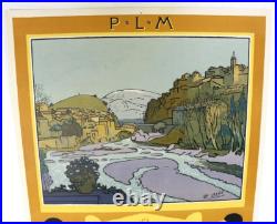 AFFICHE TOURISME VAISON LA ROMAINE MONT VENTOUX AVIGNON PLM Léo Lelée 1925-27
