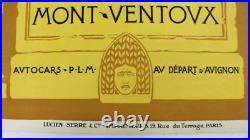 AFFICHE TOURISME VAISON LA ROMAINE MONT VENTOUX AVIGNON PLM Léo Lelée 1925-27