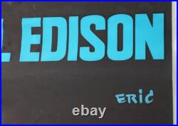 AFFICHE TV CONTINENTAL EDISON CENTAURE ARC EN CIEL LGBT GAY PRIDE 1967 sign ERIC