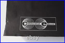 AFFICHE TV CONTINENTAL EDISON CENTAURE ARC EN CIEL LGBT GAY PRIDE 1967 sign ERIC