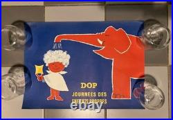 AFFICHE lithographique DOP Journees des enfant propre