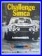 AFFICHE originale SIMCA Challenge coupé BERTONE 1000 1200 S 1962-1971 SHELL