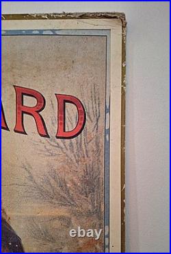ANCIENNE PLV CARTON CHOCOLAT SUCHARD 1891 Authentique Matériel de Magasin