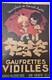 ANCIENNE PLV CARTON GAUFRETTES VIDILLES Années 1950 Formes & Sculptures