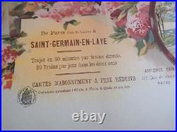 Affiche 1898 St Germain en Laye Tamagno