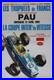 Affiche 1968 LES TROPHEES DE FRANCE PAU Craven A Formule 1 39x59cm 1641