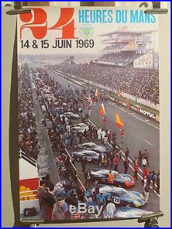 Affiche 24h Du Mans 1969