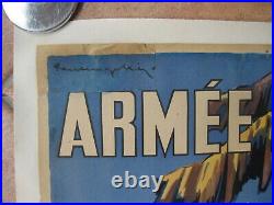 Affiche ARMEE DE L AIR Paul LENGELLE litho ca 1950