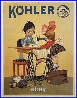 Affiche, Affiche ancien? Ne, Machine à coudre