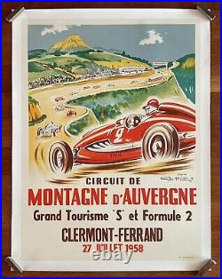 Affiche, Affiche automobile, Géo Ham, entoilée