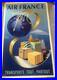 Affiche Air France Originale, Dehedin, Transporte Tout Partout Quadrimoteur 1952