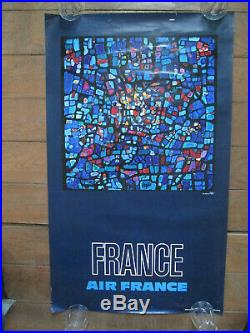 Affiche Air France Raymond Pages France 100 x 60 cm