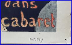 Affiche Ambassadeurs Aristide Bruant Dans Son Cabaret Toulouse Lautrec 1906