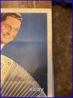 Affiche Ancienne Accordéons Maugein Frères Verchuren
