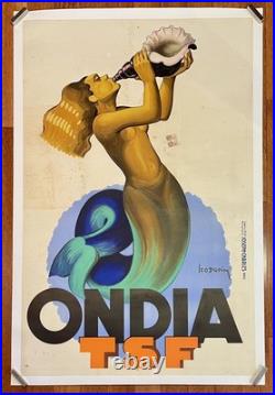 Affiche Ancienne, Affiche Publicitaire, 120x80cm Radio/TSF/léo Dupin