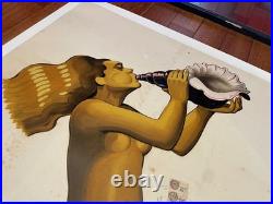 Affiche Ancienne, Affiche Publicitaire, 120x80cm Radio/TSF/léo Dupin