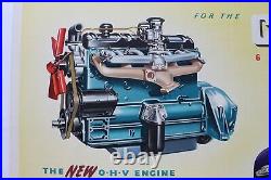 Affiche Ancienne Anglaise Camion Commer Rootes Superpoise 6 Cyl Ohv Engine 1955