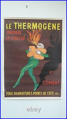 Affiche Ancienne Cappiello Le Thermogène