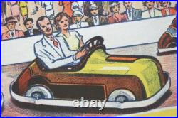 Affiche Ancienne Carnival Fun Fair Fete Forraine Anglaise Cirque Litho 1930 Affiche Ancienne Carnival Fun Fair Fete Forraine Anglaise Cirque Litho 1930