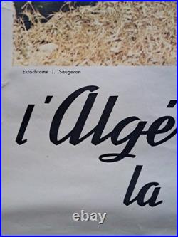 Affiche Ancienne Cie Navigation Mixte Algérie Tunisie Baléares 1950 Majorque