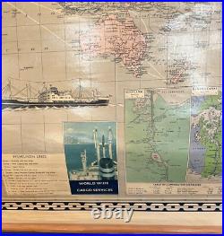 Affiche Ancienne Compagnie Wilhelmsen Lines