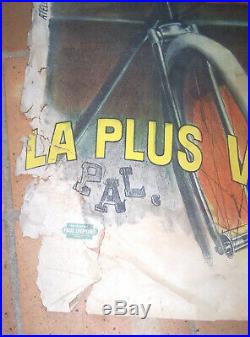 Affiche Ancienne Cycles Tricycles Motocycles Clement Pal Circa 1900