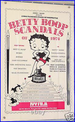 Affiche Ancienne Film De Sidney Tager Betty Boop Scandals Of 1974