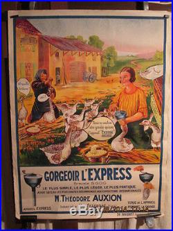 Affiche Ancienne Foie Gras Gers