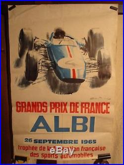 Affiche Ancienne Gp Albi 1965