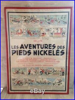 Affiche Ancienne Les Pieds Nickelés 1947