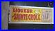 Affiche Ancienne Liqueur Ste Croix Lithographie Entoilee 194x66cm