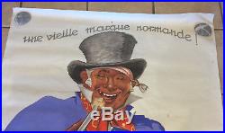 Affiche Ancienne Lithographie Henry Le Monnier Camembert Georges Bisson 1937