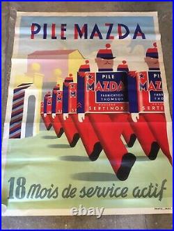 Affiche Ancienne Mazda 1939