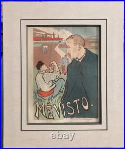 Affiche Ancienne Mévisto IBELS Imp Delanchy paris Publicité Illustration