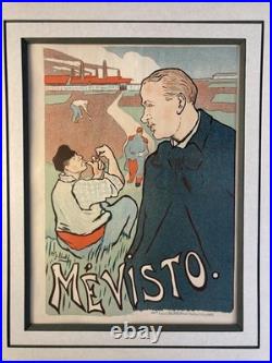 Affiche Ancienne Mévisto IBELS Imp Delanchy paris Publicité Illustration
