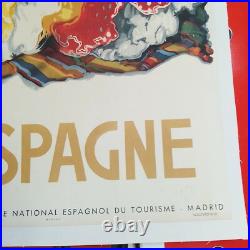 Affiche Ancienne Originale Espagne Morell gitanes vers 1950 entoilée