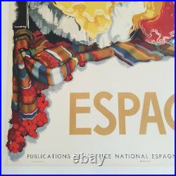Affiche Ancienne Originale Espagne Morell gitanes vers 1950 entoilée