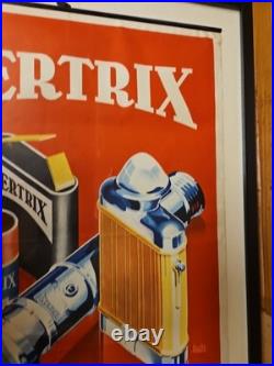 Affiche Ancienne Originale Lampe de poche PERTRIX allemand 1930-40