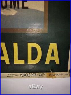Affiche Ancienne Pharmacie Pastilles Valda Publicitaire Vintage