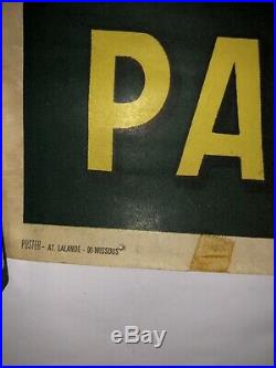 Affiche Ancienne Pharmacie Pastilles Valda Publicitaire Vintage