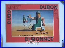 Affiche Ancienne Pub Dubo Dubon Dubonnet Cassandre 1935